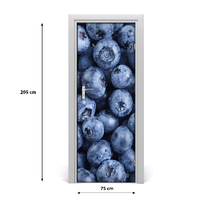 Autocolante para porta Frutas vermelhas