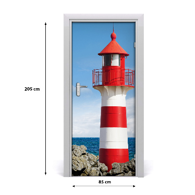 Adesivo em porta Farol