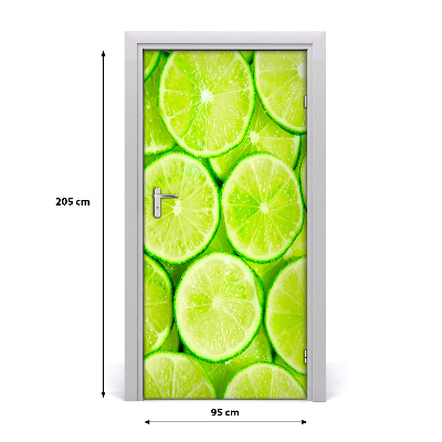 Autocolante para porta Limas