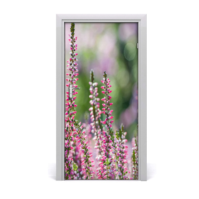 Papel de parede em porta Heather na porta