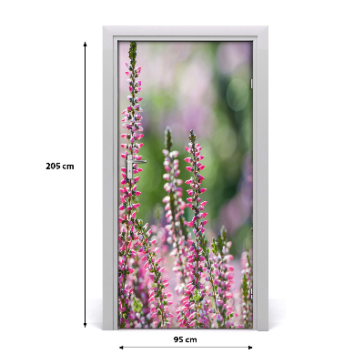 Papel de parede em porta Heather na porta