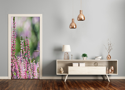 Papel de parede em porta Heather na porta