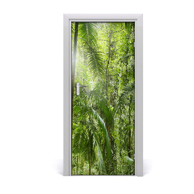 Papel de parede em porta Floresta tropical