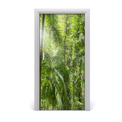 Papel de parede em porta Floresta tropical