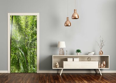 Papel de parede em porta Floresta tropical