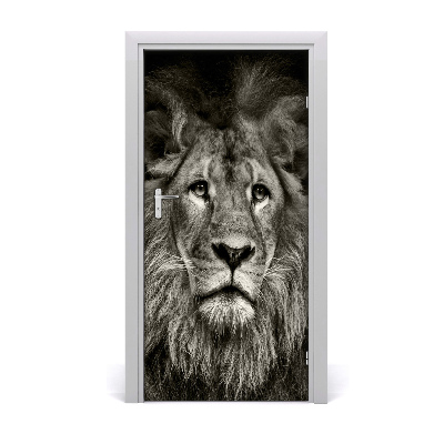 Adesivo em porta Leão