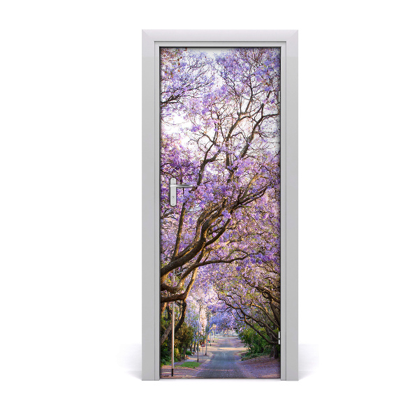 Autocolante para porta Caminho do Jacarandá