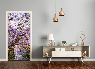 Autocolante para porta Caminho do Jacarandá