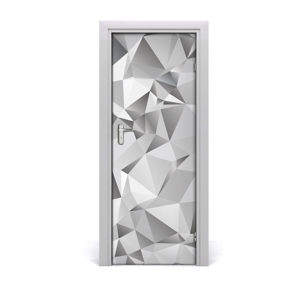 Autocolante para porta Abstração 3D
