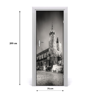 Papel de parede em porta Cracóvia, Polônia