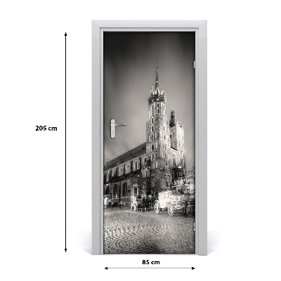 Papel de parede em porta Cracóvia, Polônia