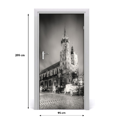Papel de parede em porta Cracóvia, Polônia