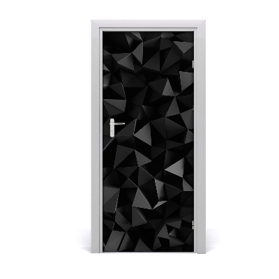 Adesivo em porta Abstração 3D