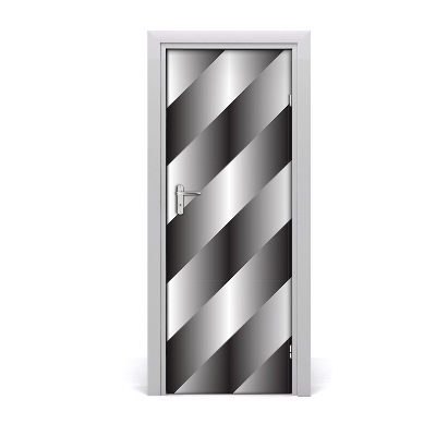 Autocolante para porta Listras abstratas