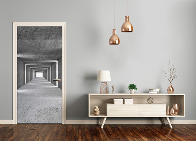 Adesivo em porta Túnel de concreto