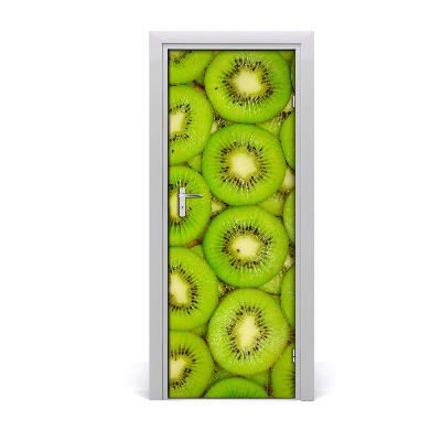Papel de parede em porta Kiwi