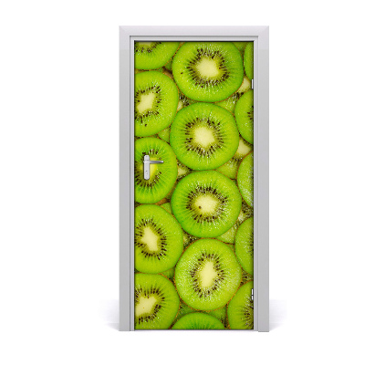 Papel de parede em porta Kiwi