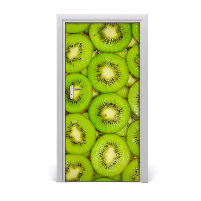 Papel de parede em porta Kiwi