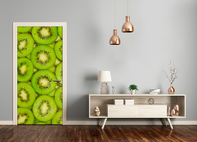 Papel de parede em porta Kiwi