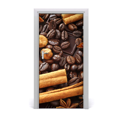 Adesivo em porta Chocolate escuro