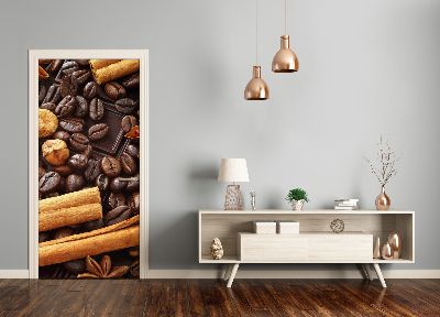 Adesivo em porta Chocolate escuro