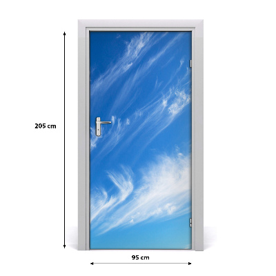 Autocolante para porta Nuvens no céu