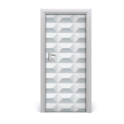 Papel de parede em porta Fundo geométrico