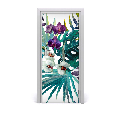 Autocolante para porta Padrão havaiano