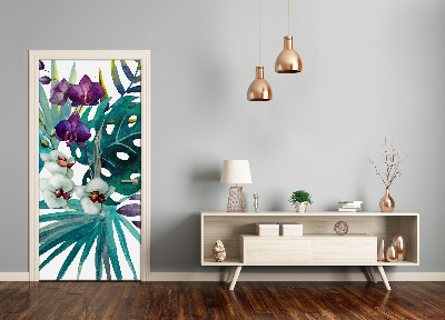 Autocolante para porta Padrão havaiano