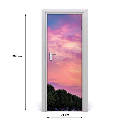 Autocolante para porta Torre Eiffel