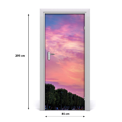 Autocolante para porta Torre Eiffel