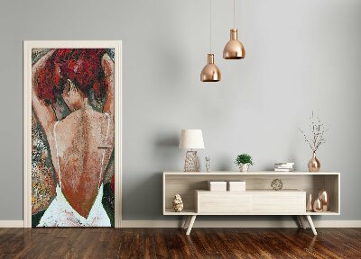 Adesivo em porta Mulher