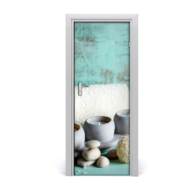 Autocolante para porta velas caseiras