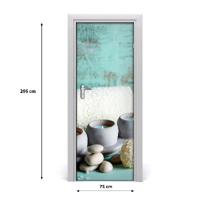 Autocolante para porta velas caseiras