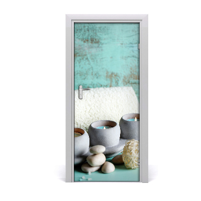 Autocolante para porta velas caseiras