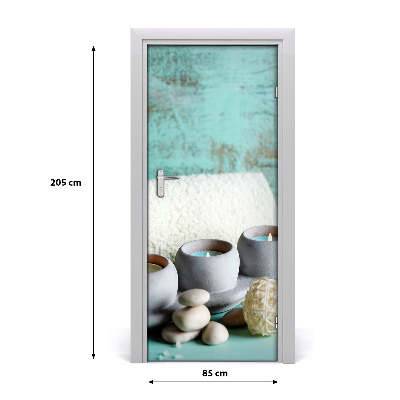 Autocolante para porta velas caseiras