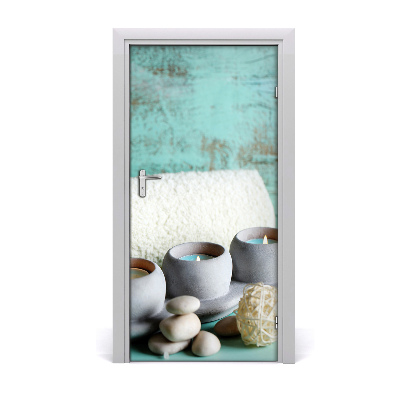 Autocolante para porta velas caseiras