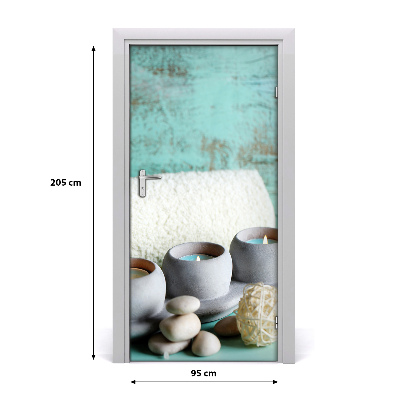 Autocolante para porta velas caseiras