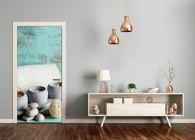 Autocolante para porta velas caseiras