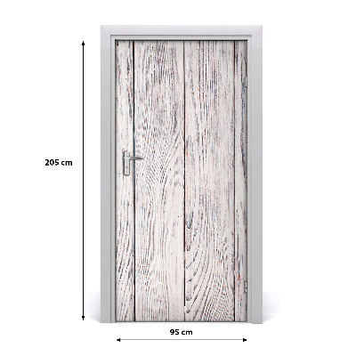 Autocolante para porta Parede de madeira