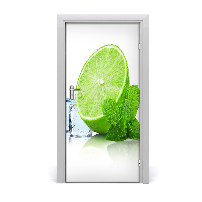 Adesivo em porta Limão e gelo