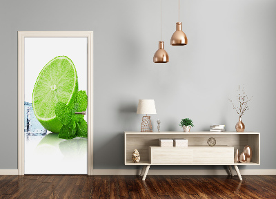 Adesivo em porta Limão e gelo