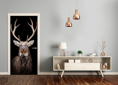 Papel de parede em porta Cervo