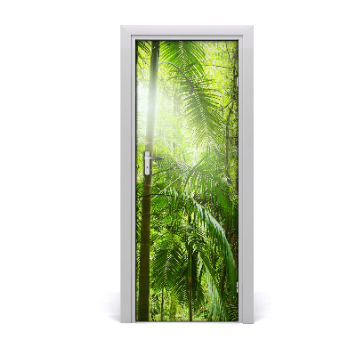 Papel de parede em porta Floresta tropical