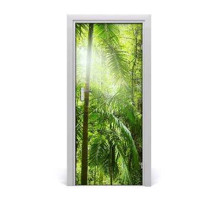 Papel de parede em porta Floresta tropical