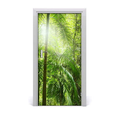 Papel de parede em porta Floresta tropical