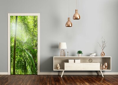 Papel de parede em porta Floresta tropical