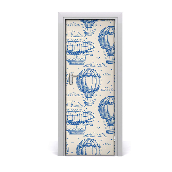 Autocolante para porta Dirigíveis e balões