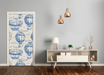 Autocolante para porta Dirigíveis e balões