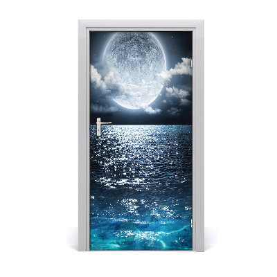 Autocolante para porta Lua cheia